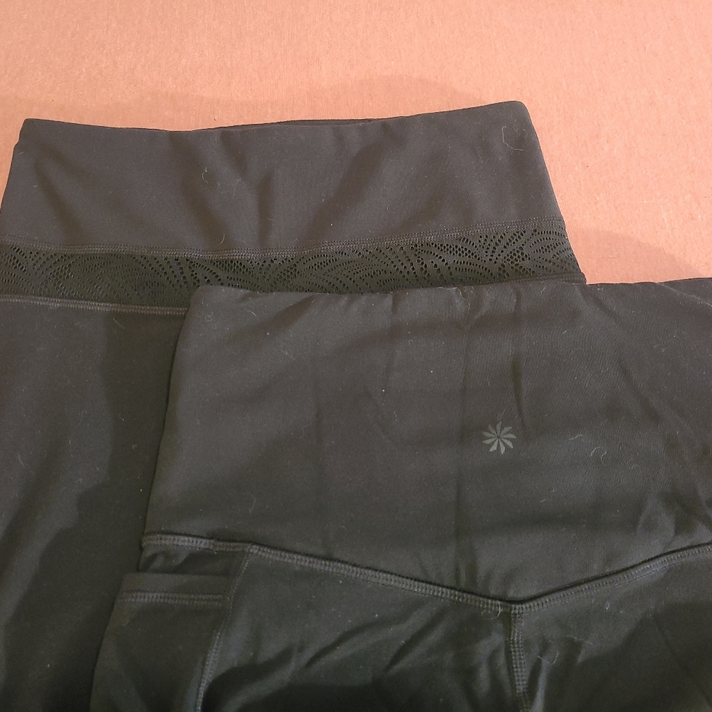 2 for 1 All Black Athleta leggings